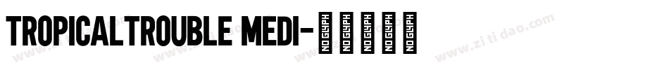 TropicalTrouble Medi字体转换